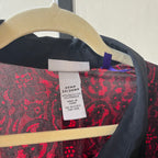 Red & Black Blouse (2X)