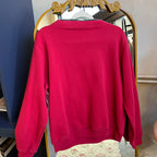 Red Embroidered Sweatshirt (M)