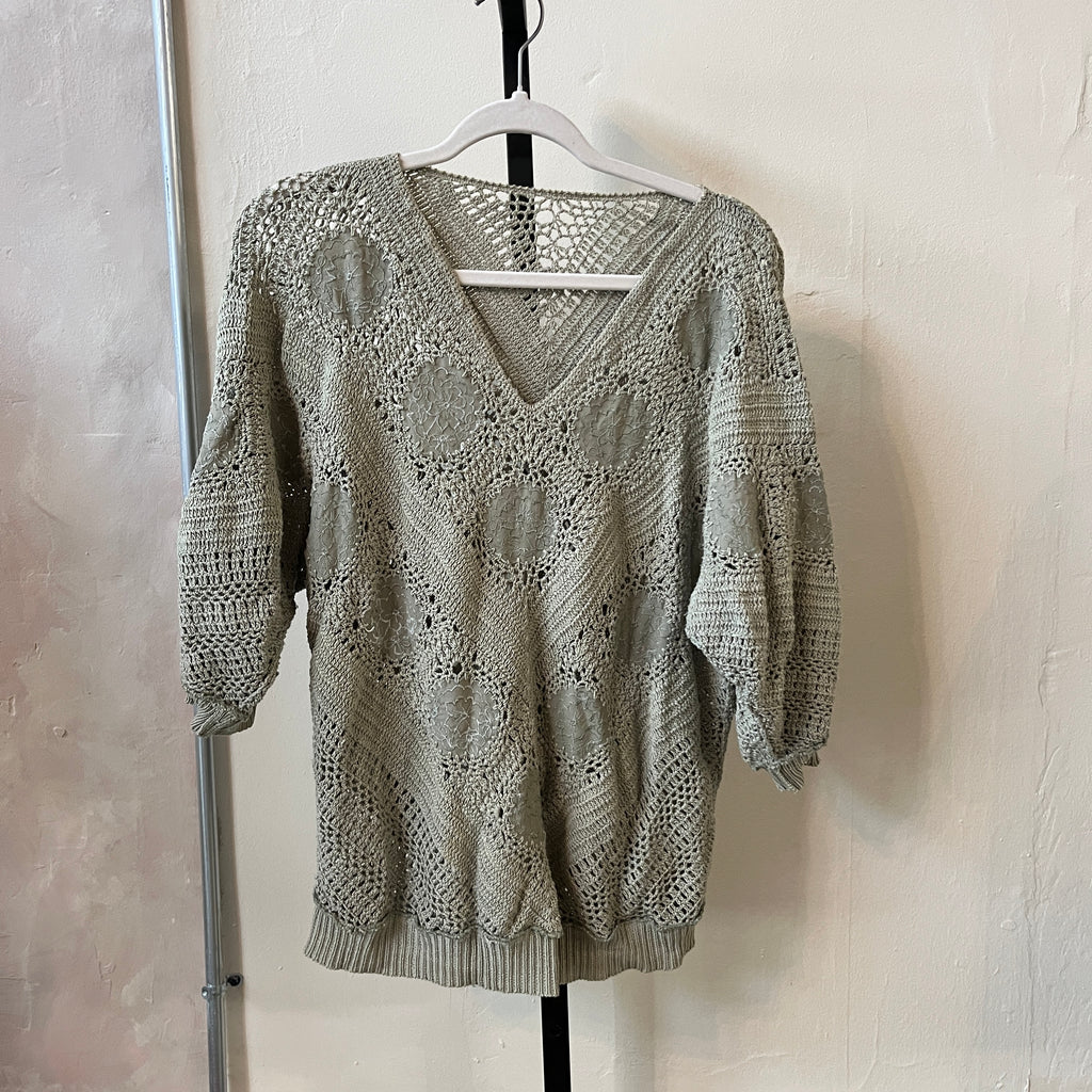 Green Knit Sweater