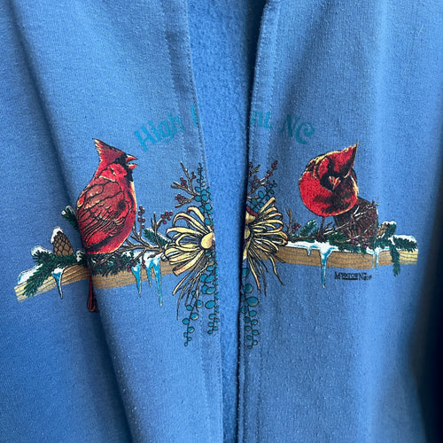 Blue Cardinal Cardigan (XL)