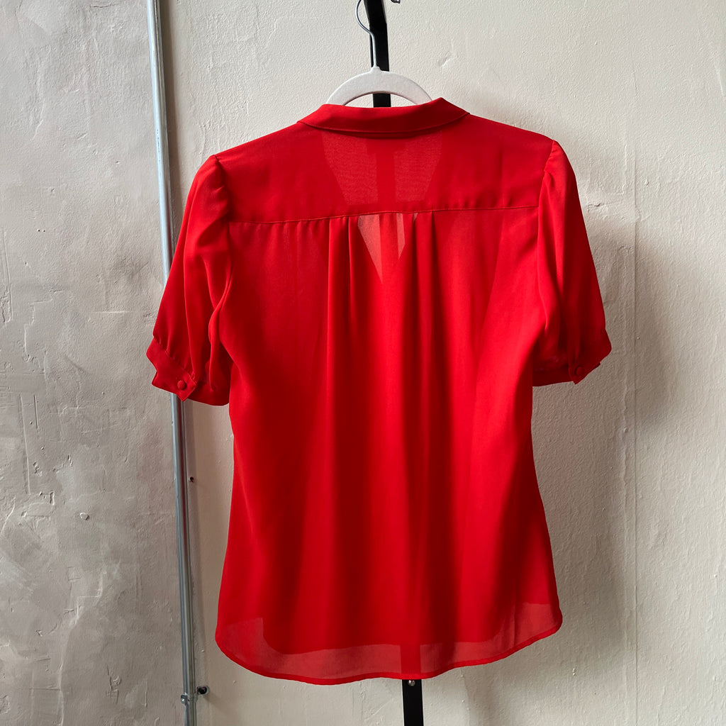 70s Red Levis Blouse (8)