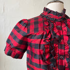 Red & Black Blouse (M)