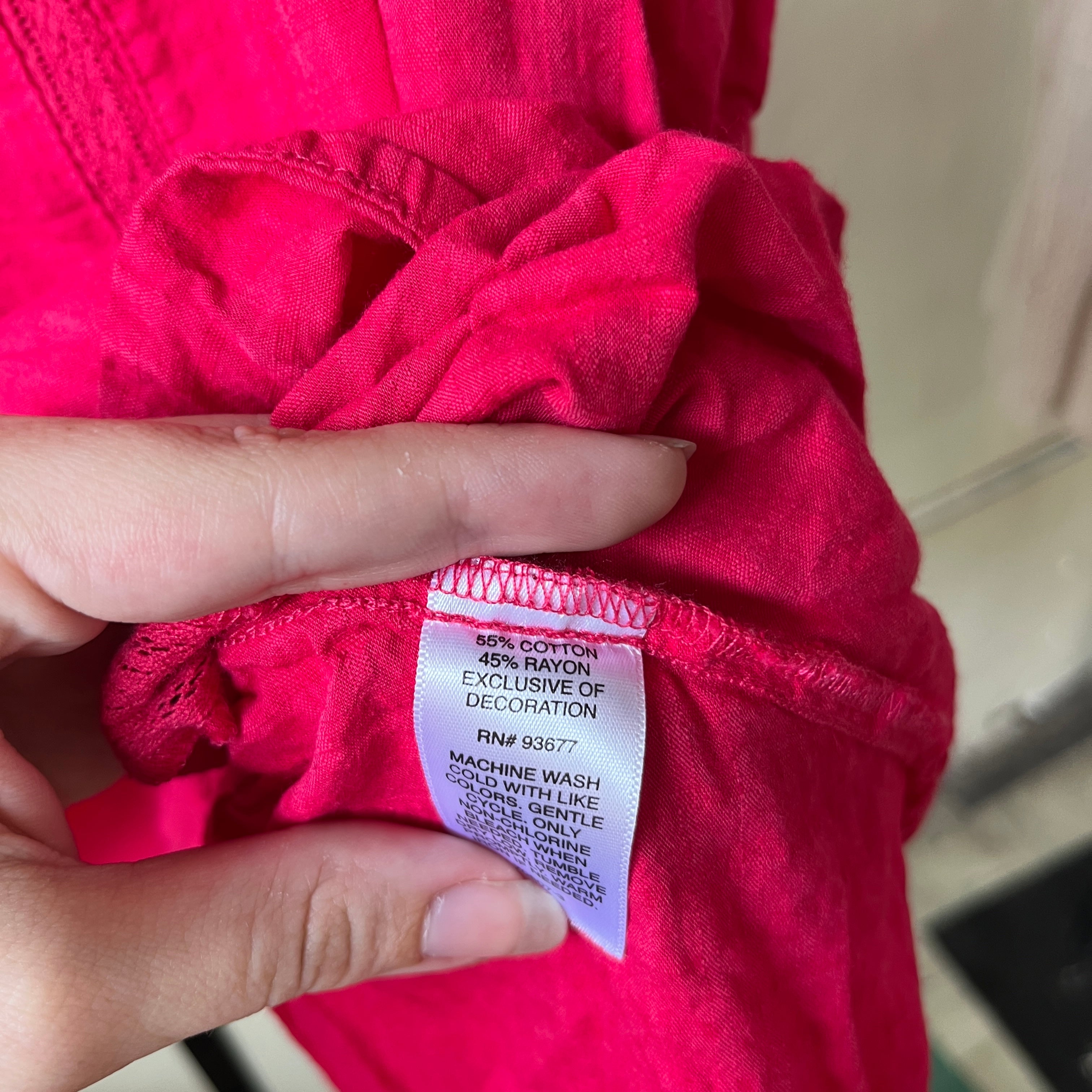 Hot Pink Blouse (M)