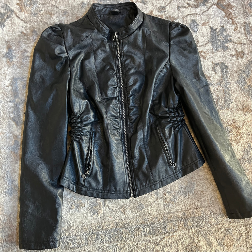 Faux Leather Jacket (M)