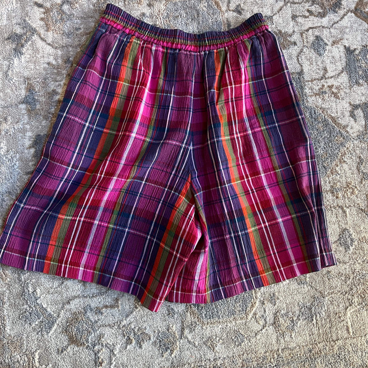 Colorful Plaid Shorts (M)
