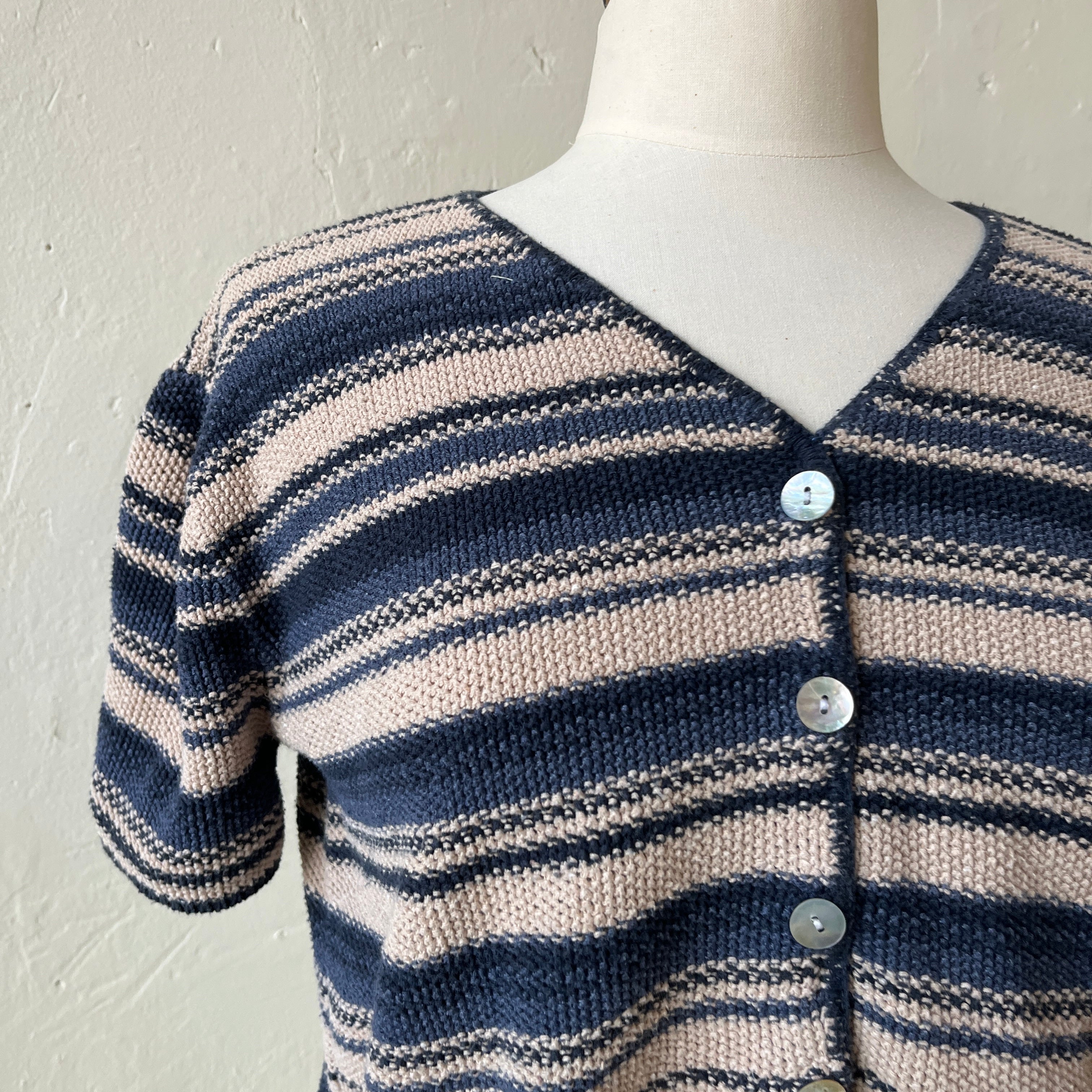 Striped Cardigan (M)