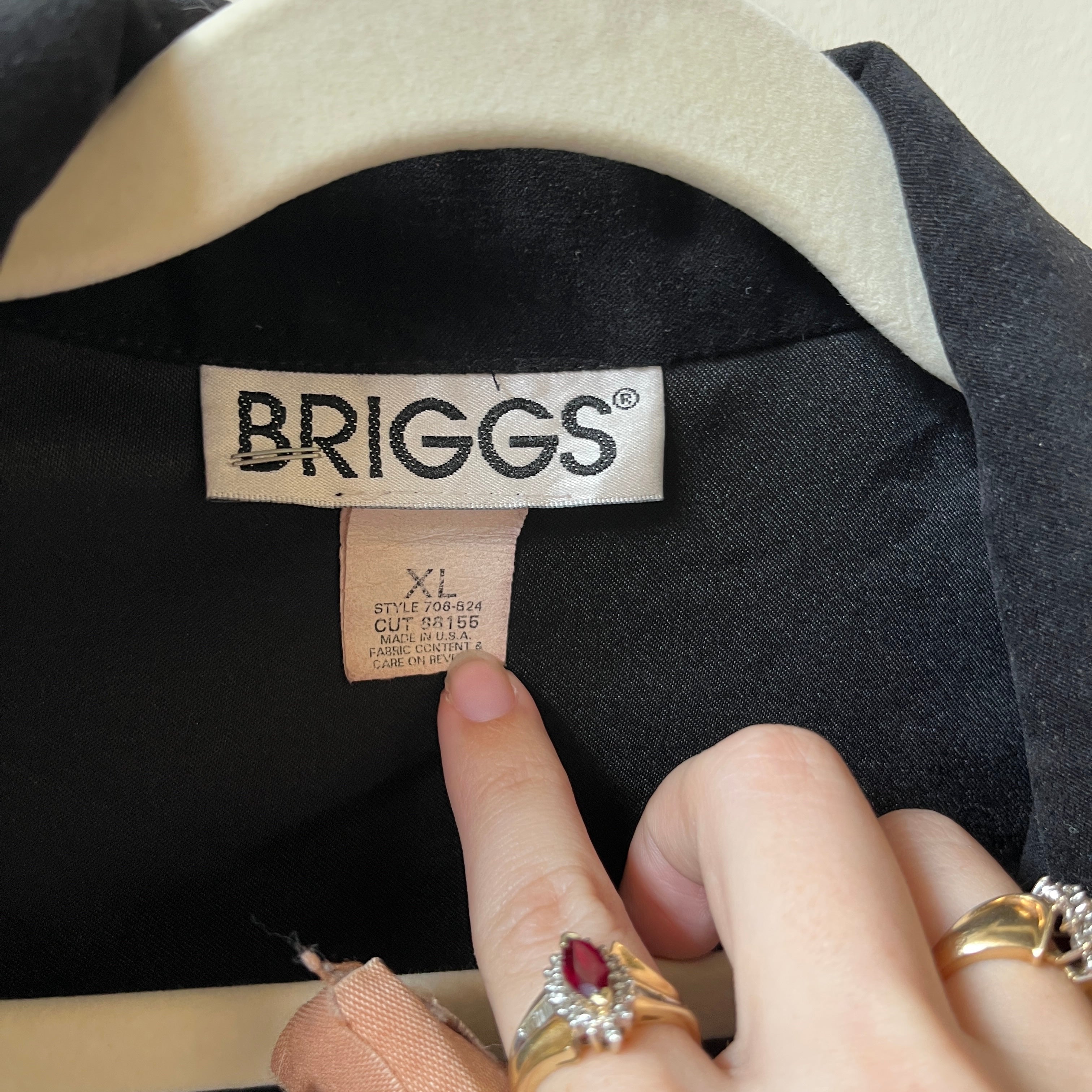 Black Button Up (XL)