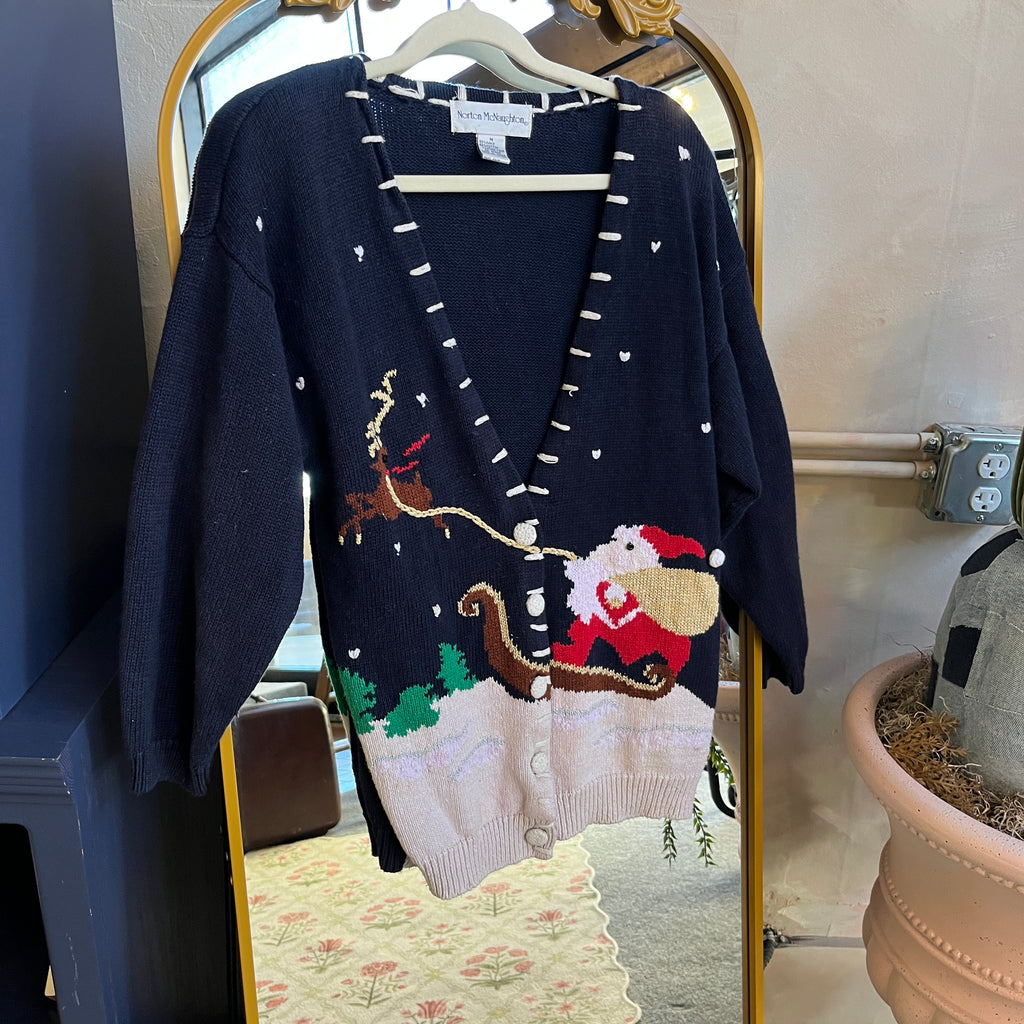 Christmas Santa Cardigan (M)