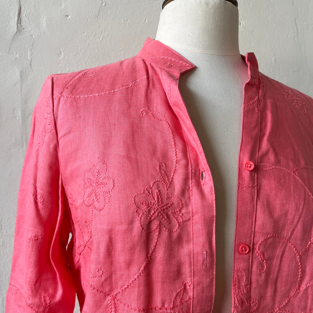 Pink Button Up (S)