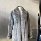 Faux Fur Coat (L)