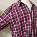 Plaid Zip Up (XL)
