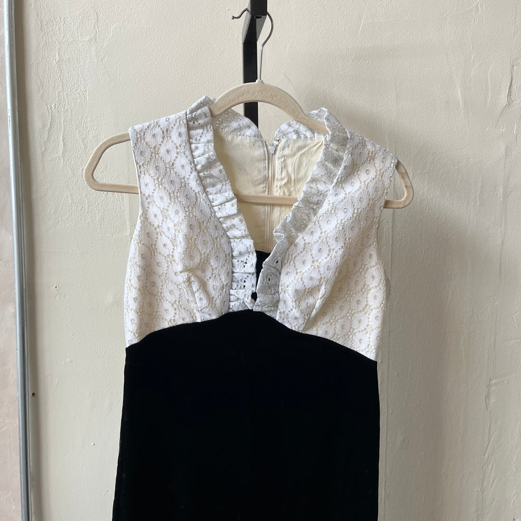 Vintage Velvet Dress (S)