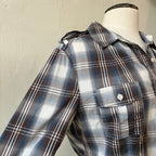 Plaid Button Up (L)