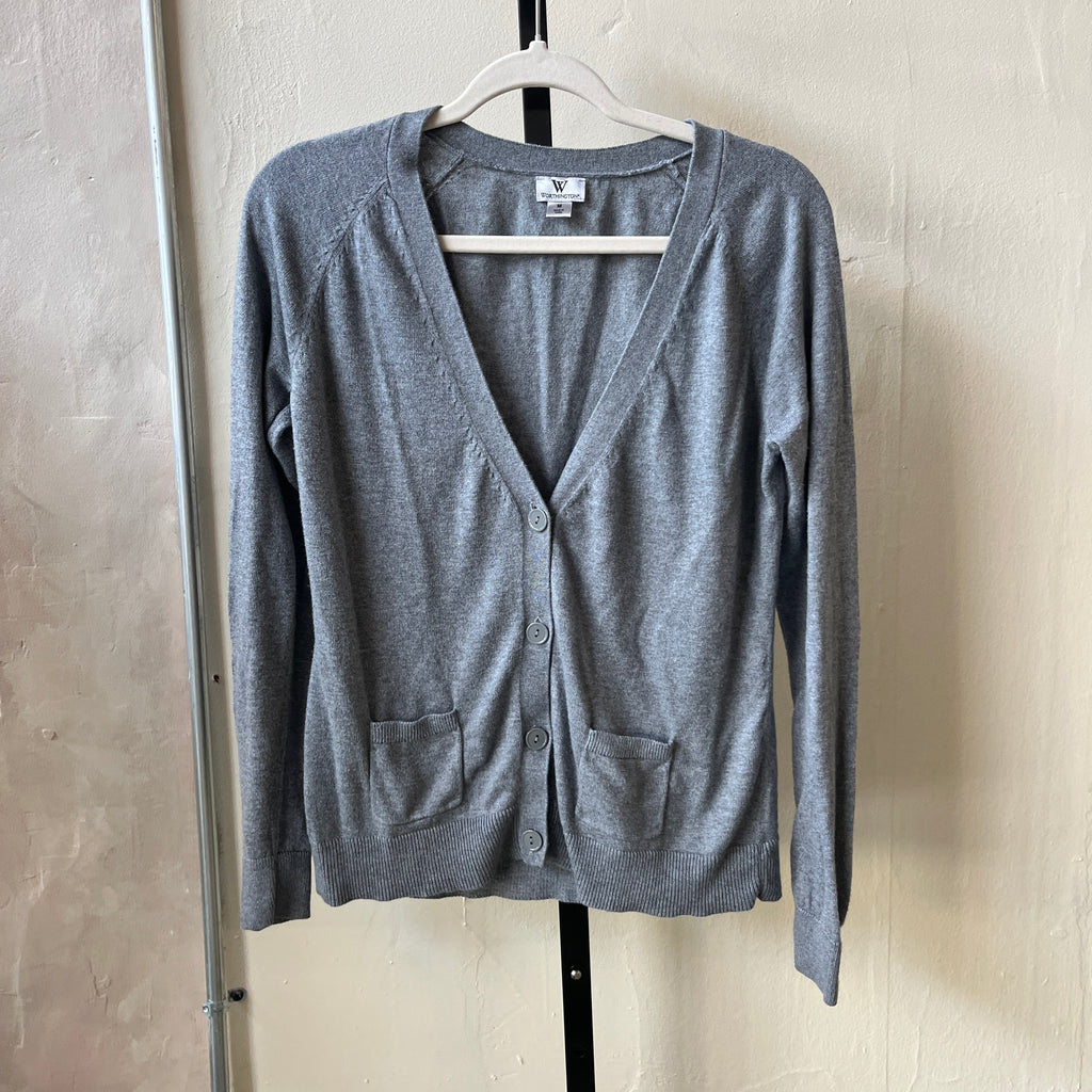 Gray Cardigan (M)