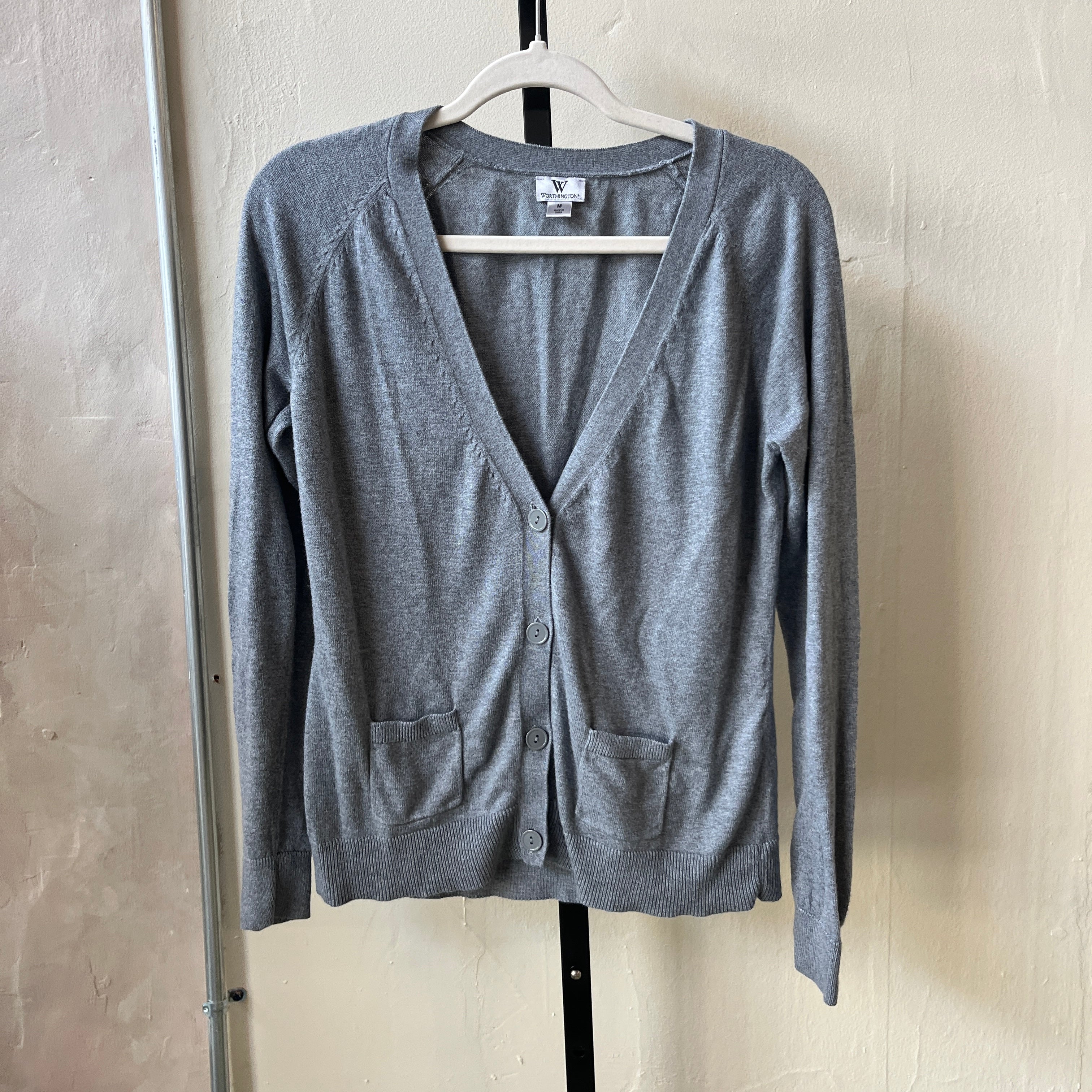 Gray Cardigan (M)