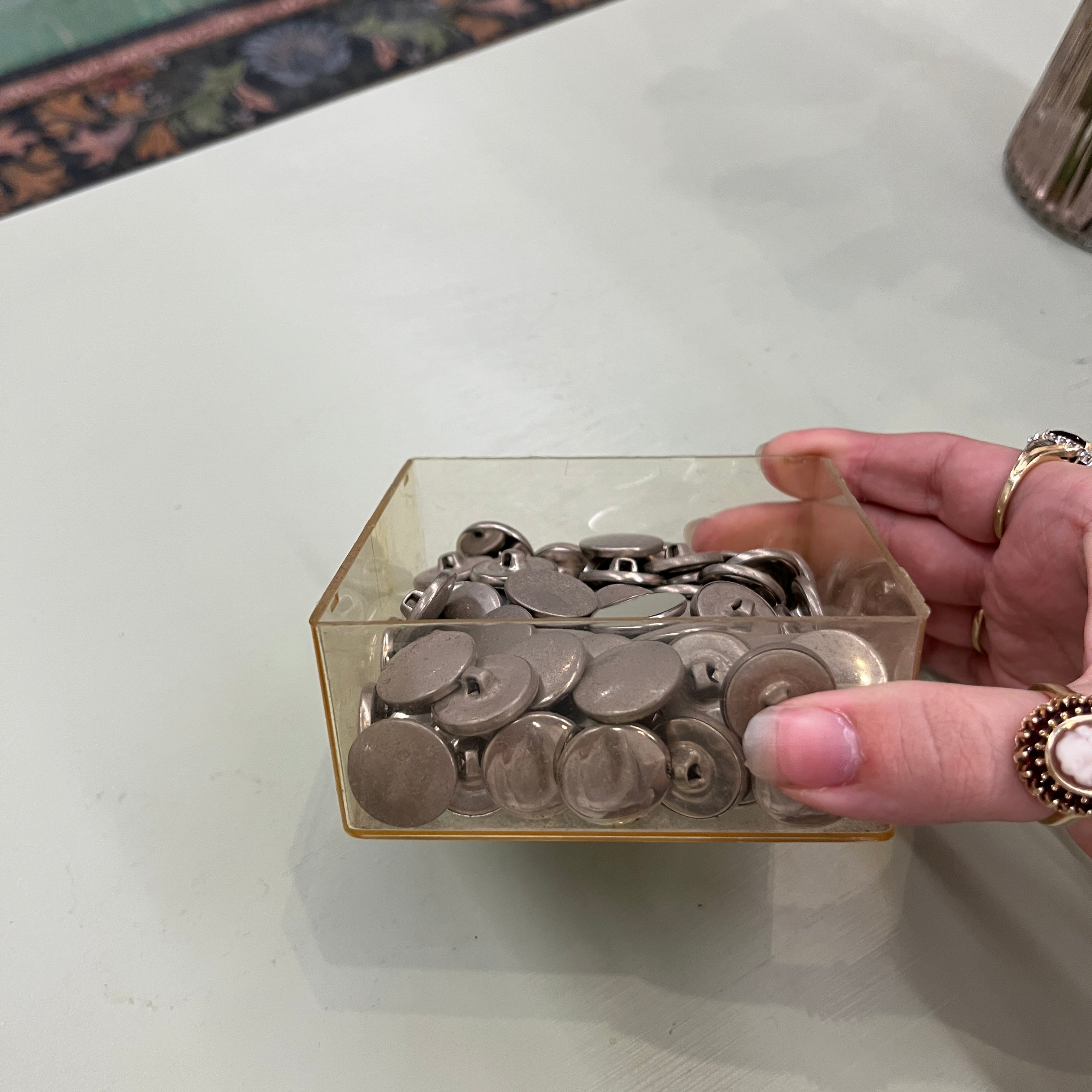 Vintage Silver Buttons