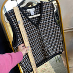 Checkered Vintage Vest (L)