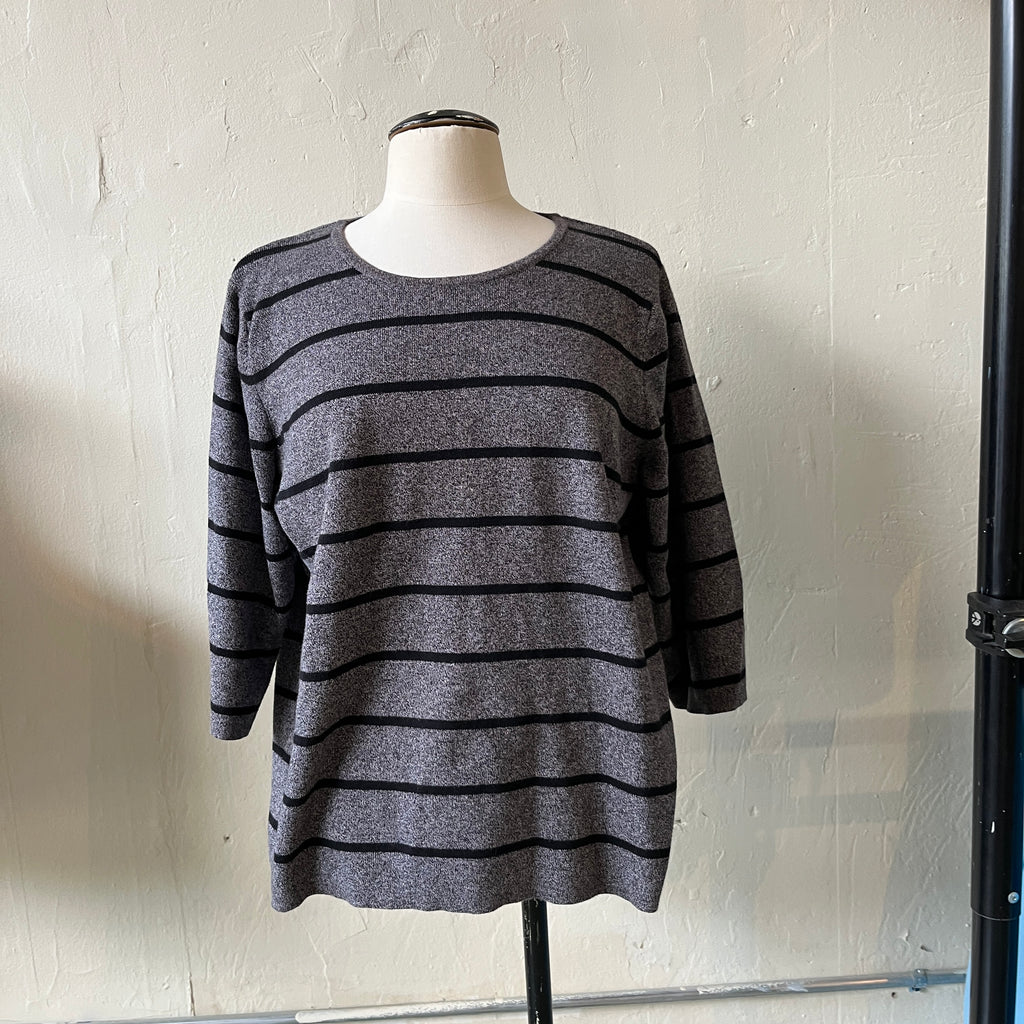 Striped Sweater (2X)