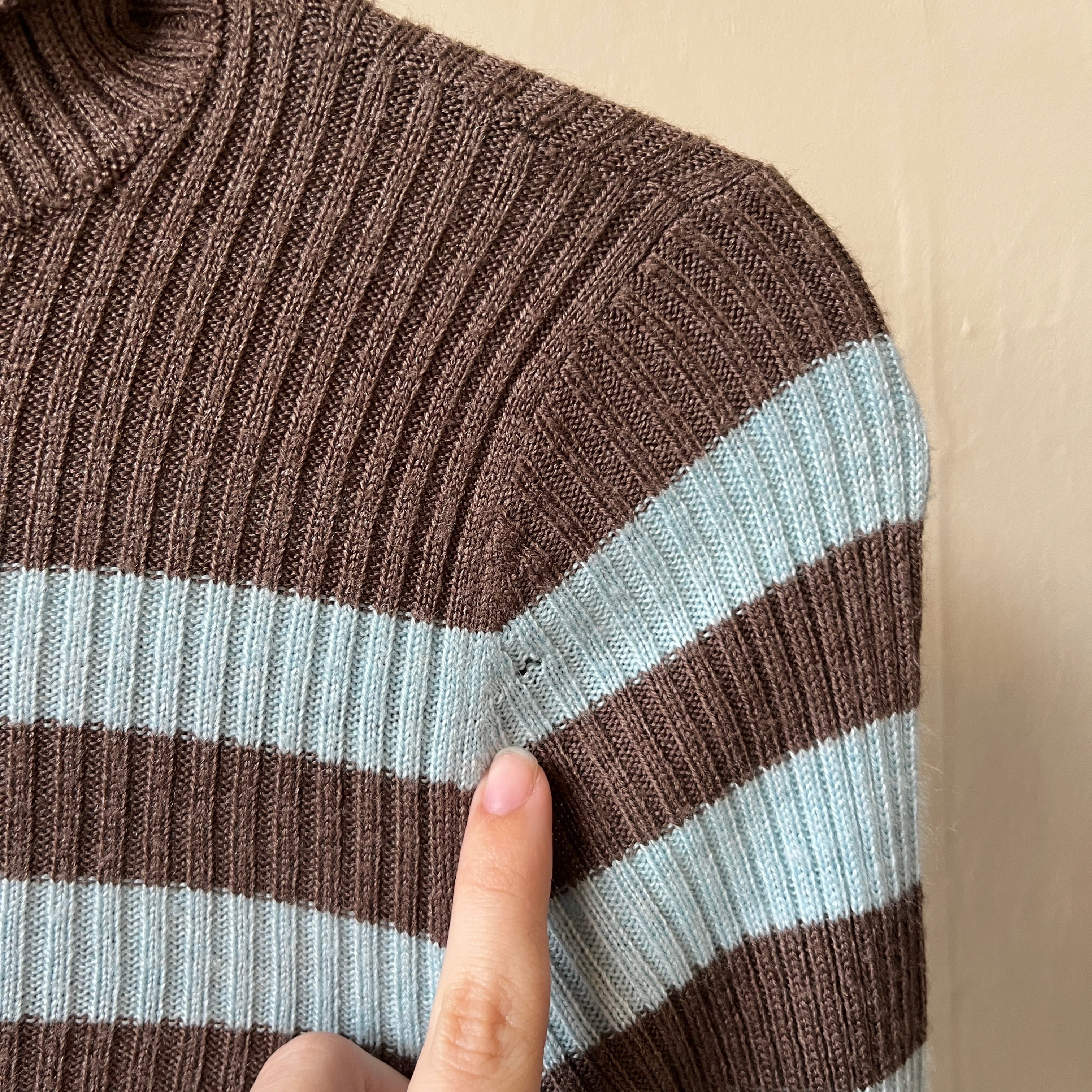 Striped Turtleneck (S)