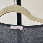 y2k gray top (XS)