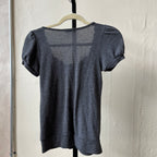 y2k gray top (XS)