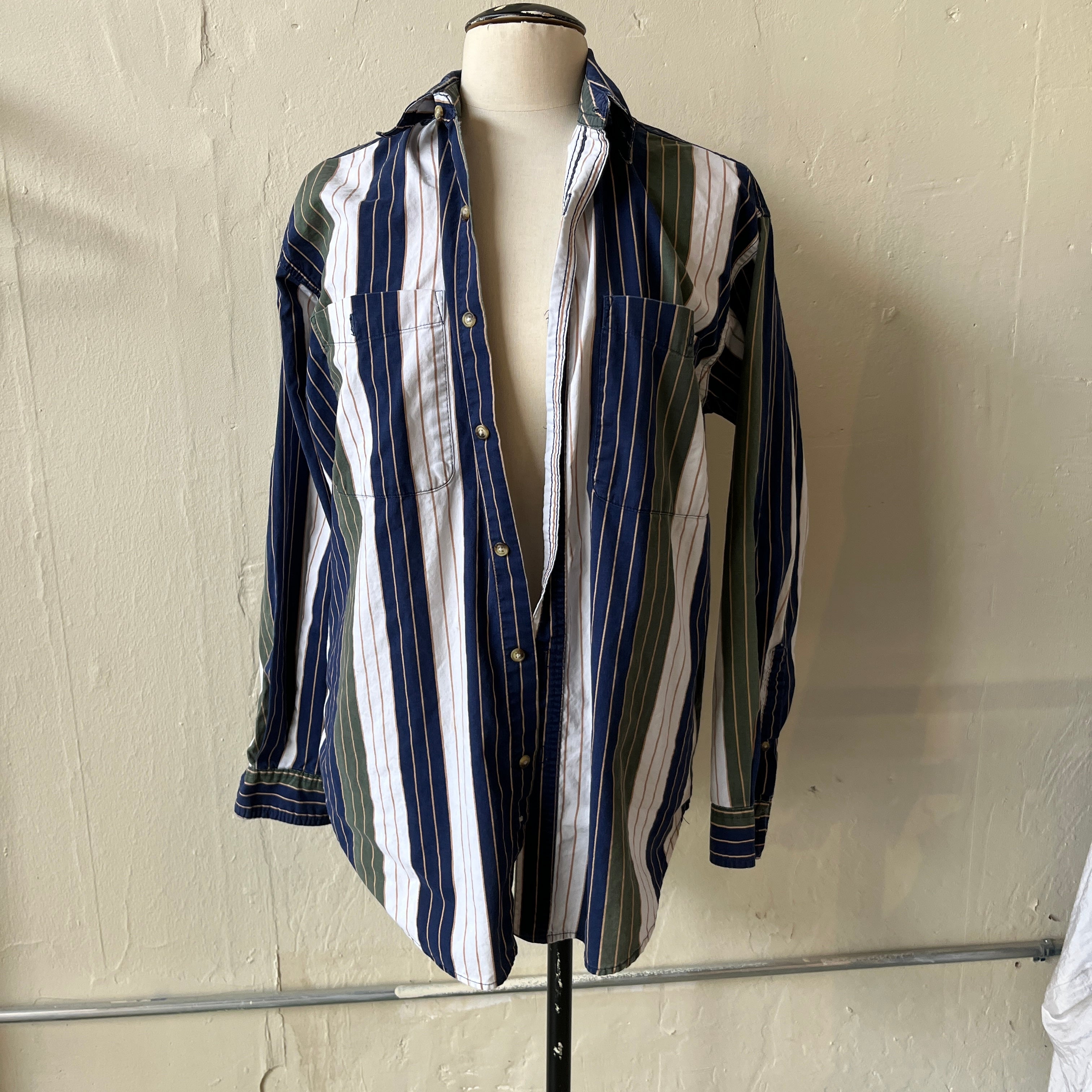 Striped Button Up (L)