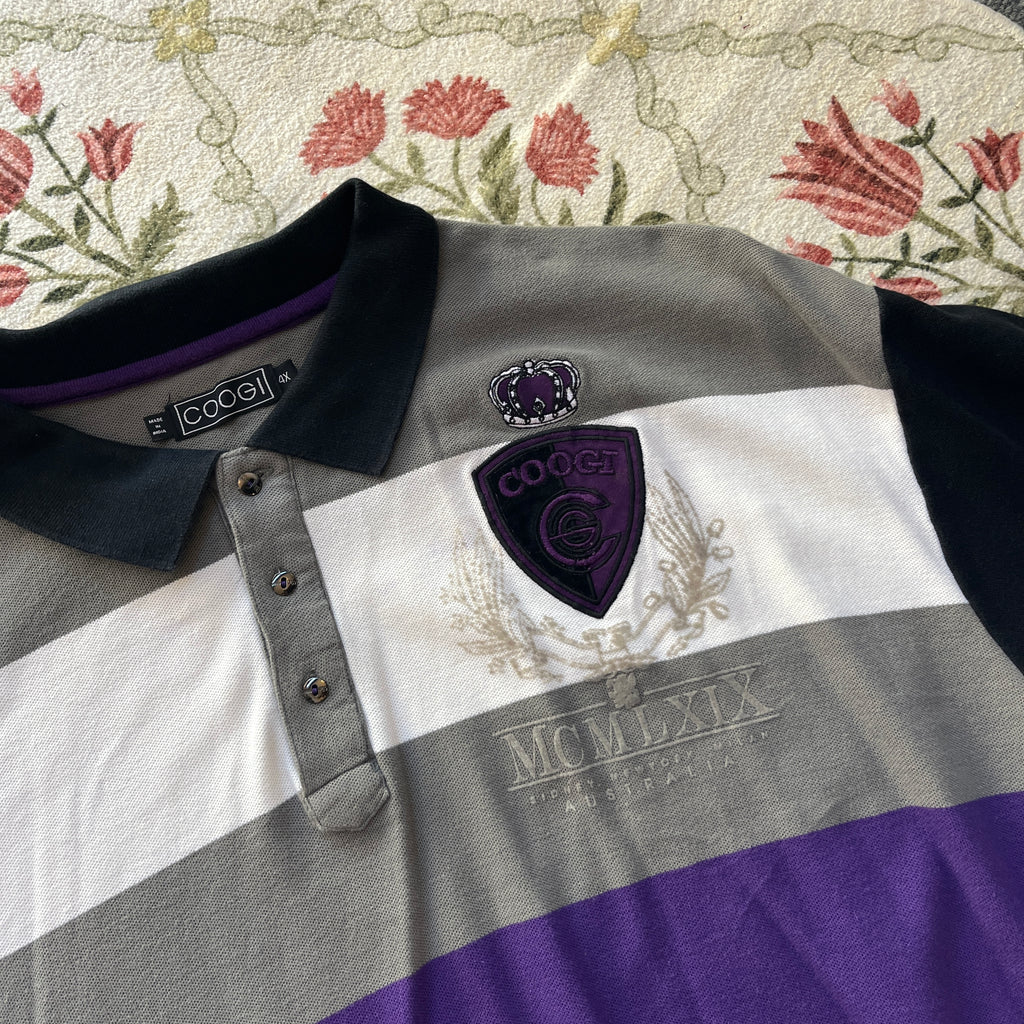 Coogi Striped Polo (4X)