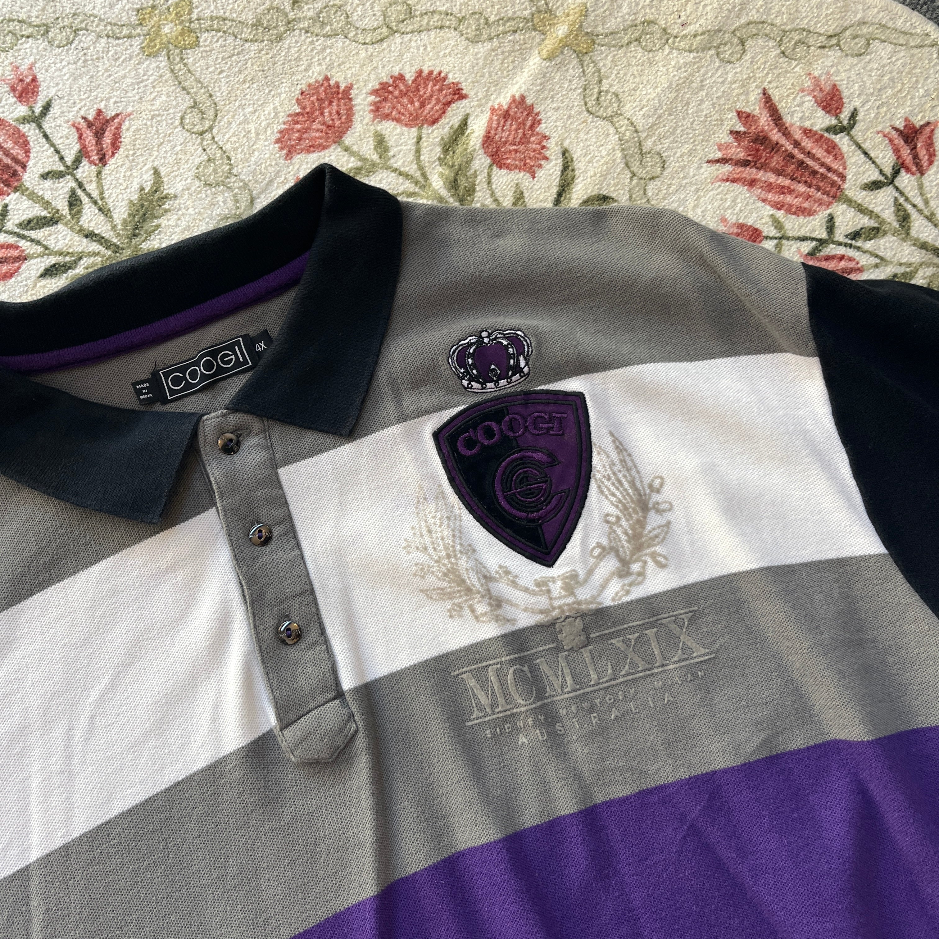 Coogi Striped Polo (4X)