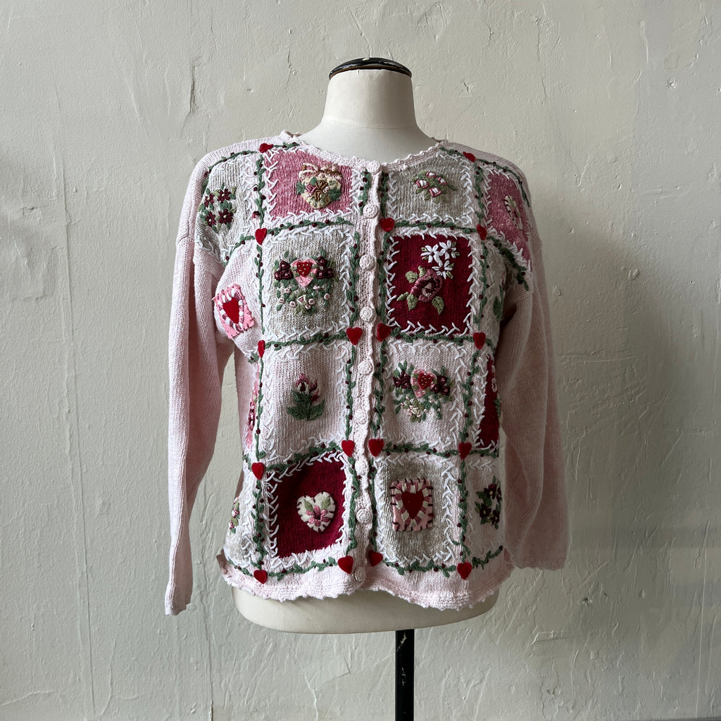 Embroidered Cardigan (L)