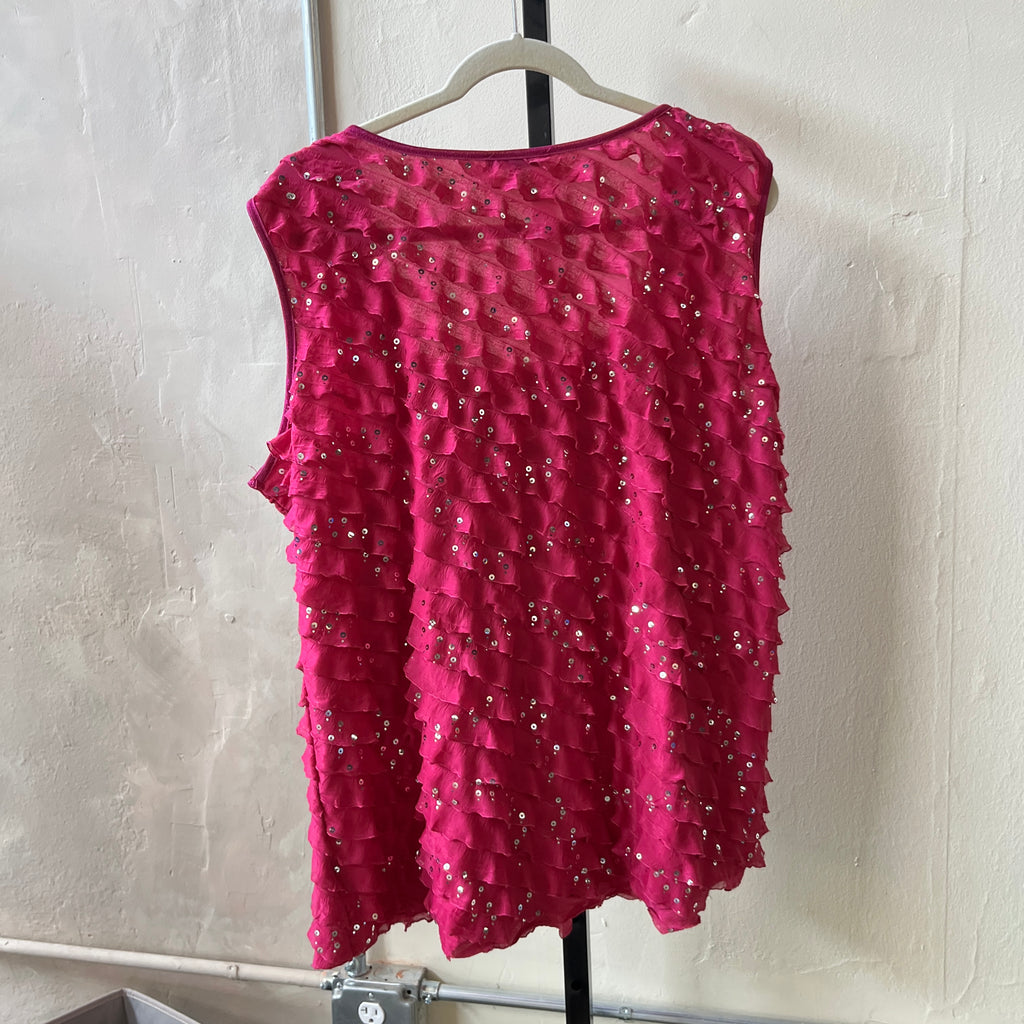 Y2K pink tank (3X)