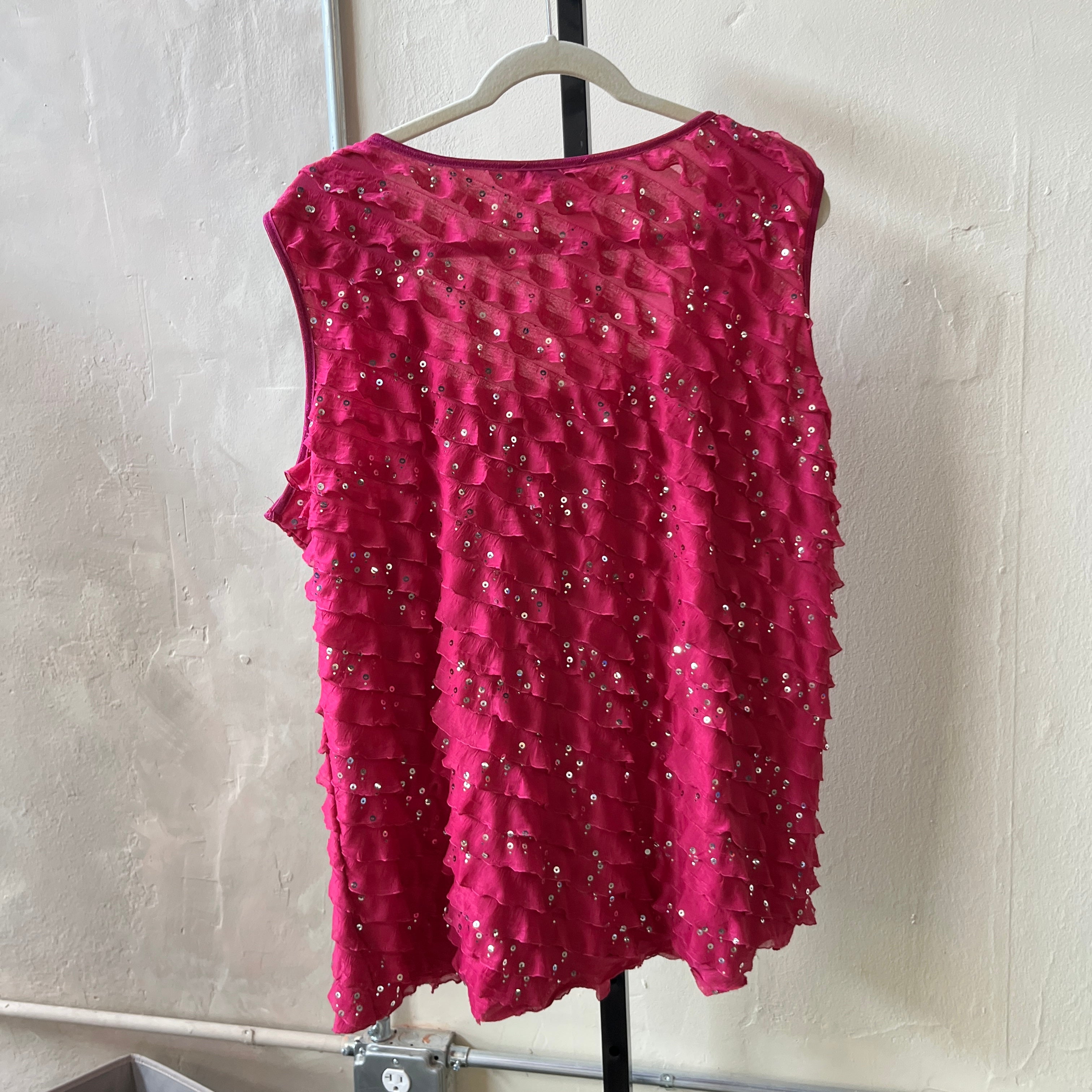 Y2K pink tank (3X)