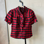 Red & Black Blouse (M)
