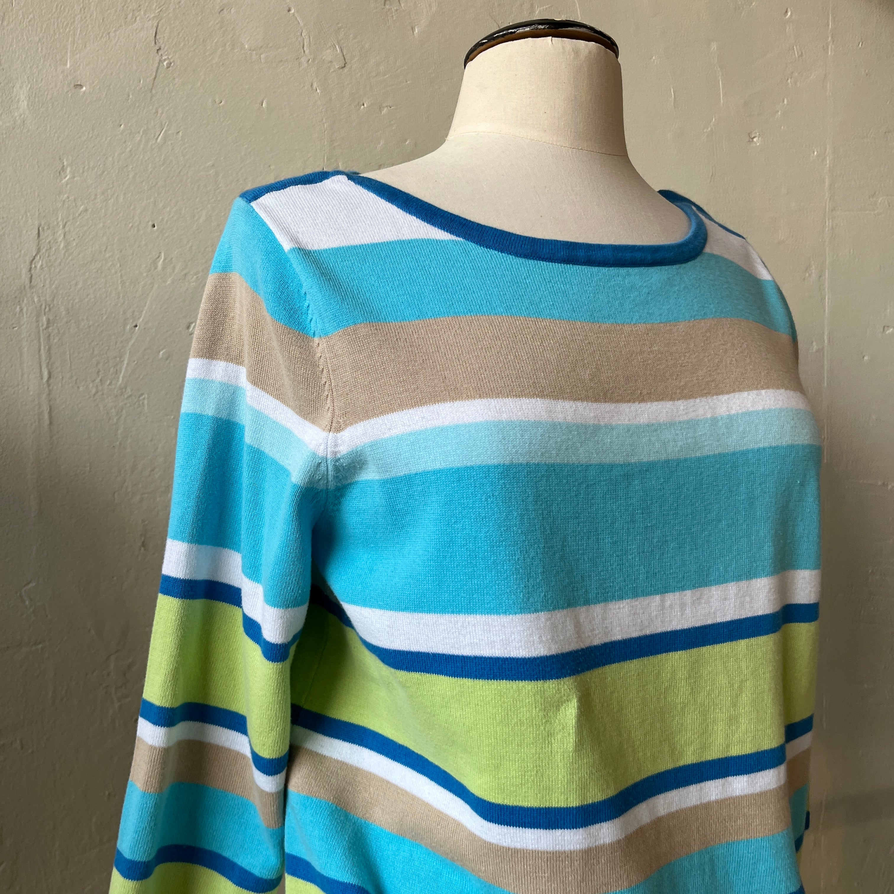 Striped Beach Sweater (L)