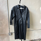 Leather Trench Coat (M)