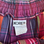 Colorful Plaid Shorts (M)