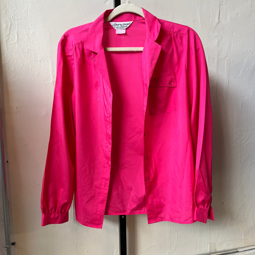 Pink Button Up (M)