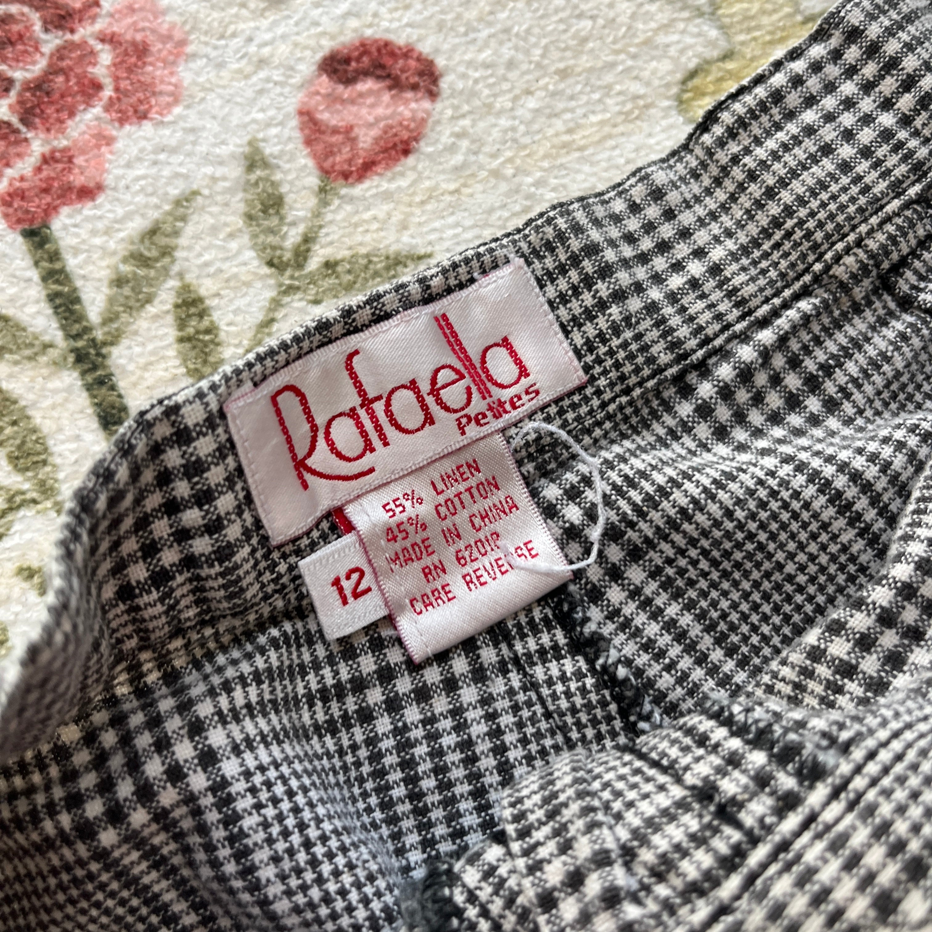 Plaid Pants (28” waist)