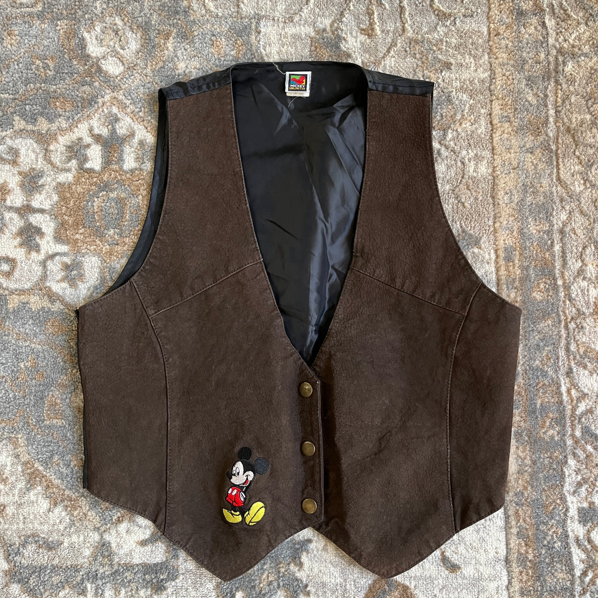 Mickey Leather Vest (M)