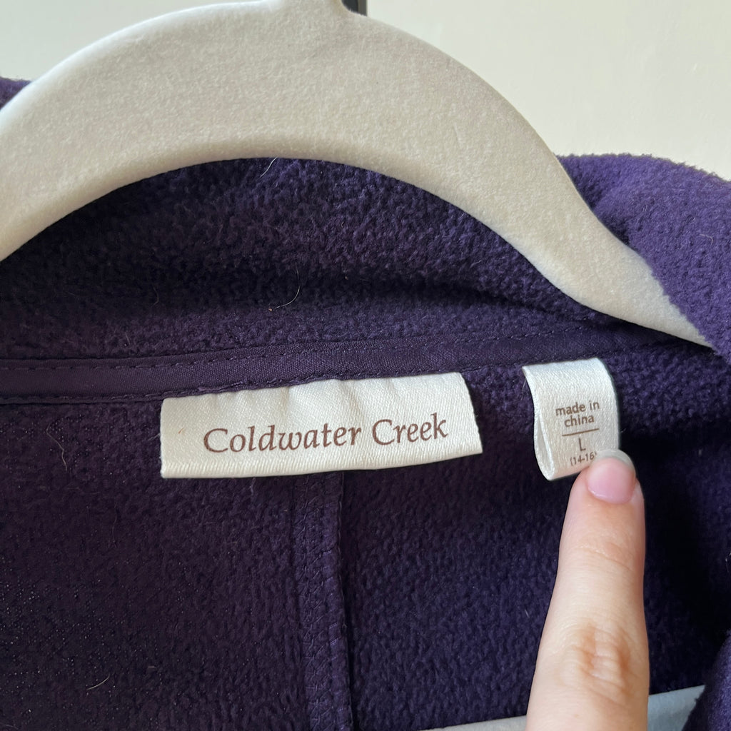 Purple Zip Up (L)