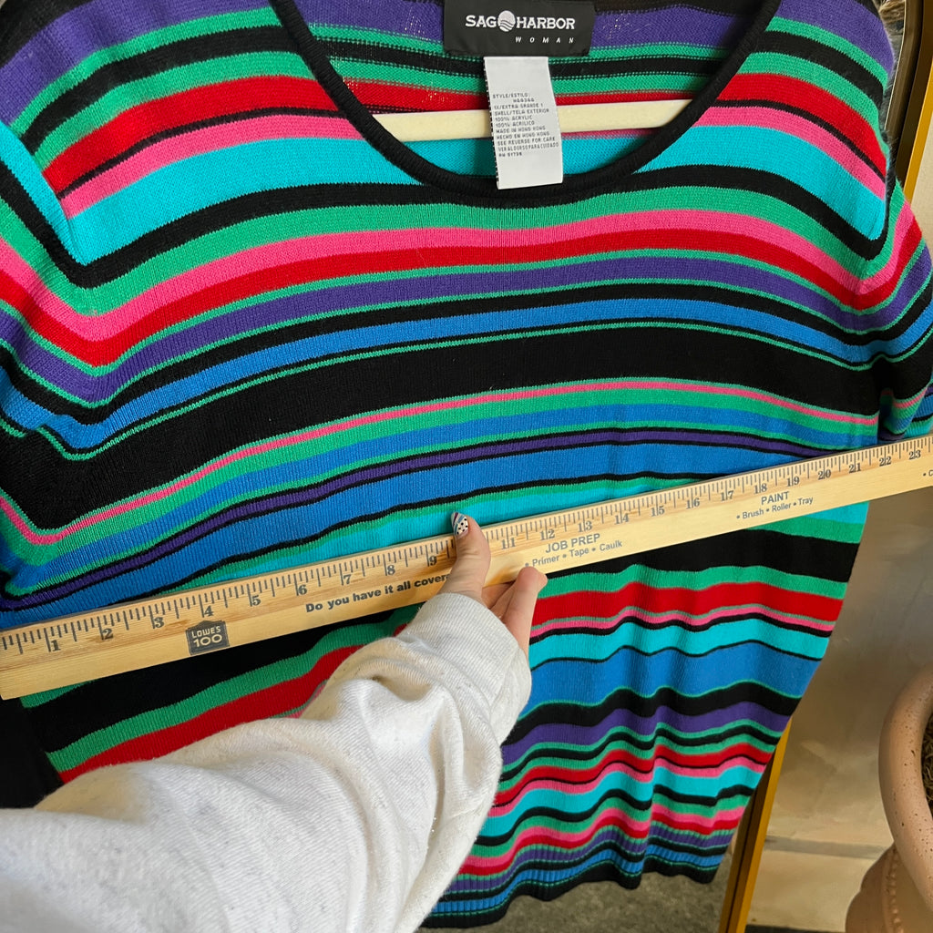 Striped Vintage Sweater (1X)