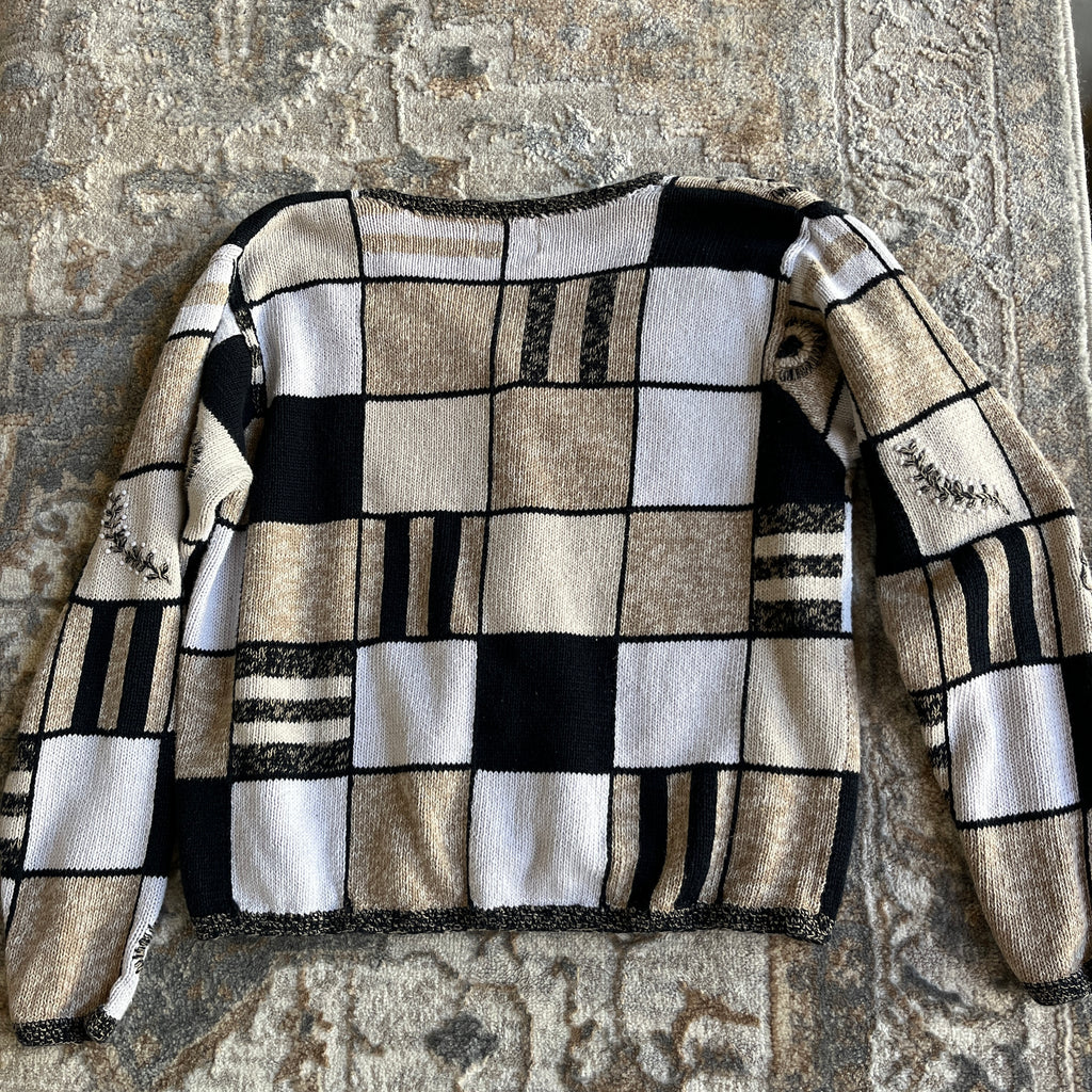 Neutral Vintage Cardigan (M)