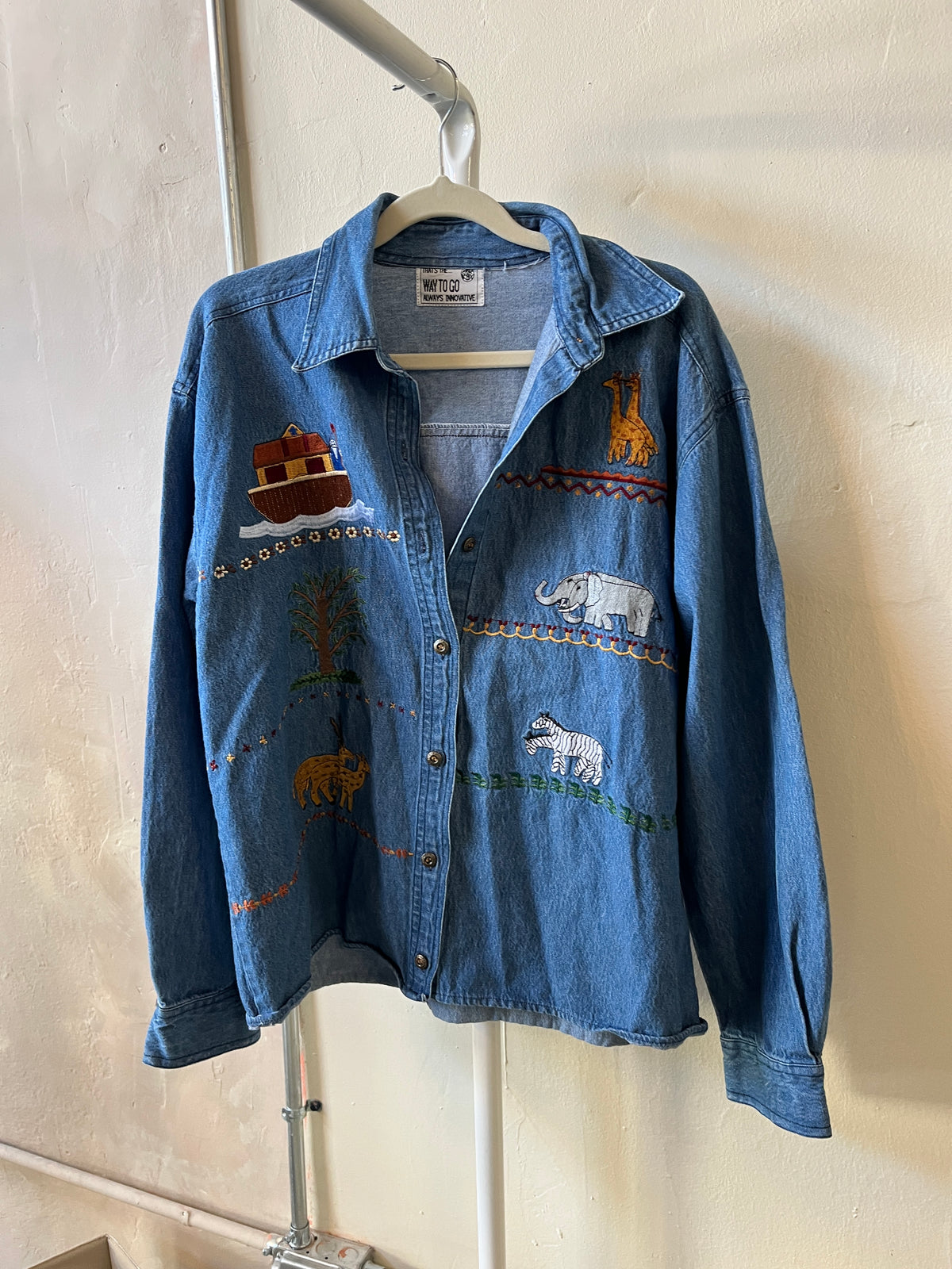 Noah’s Ark Button Up (S)