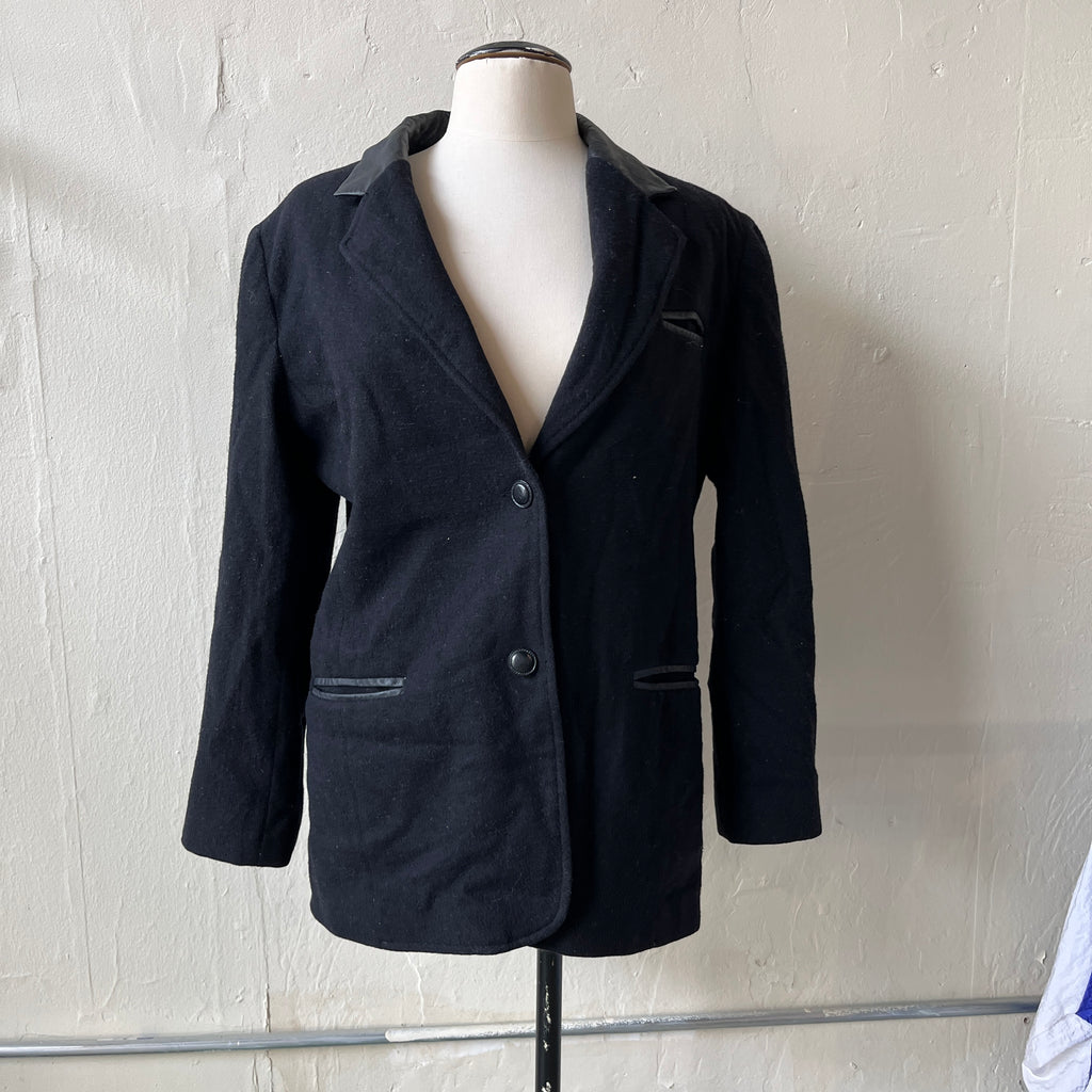 Wool/Leather Blazer (10)