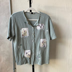Green Patchwork Shirt