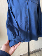 Blue Button Up (10)