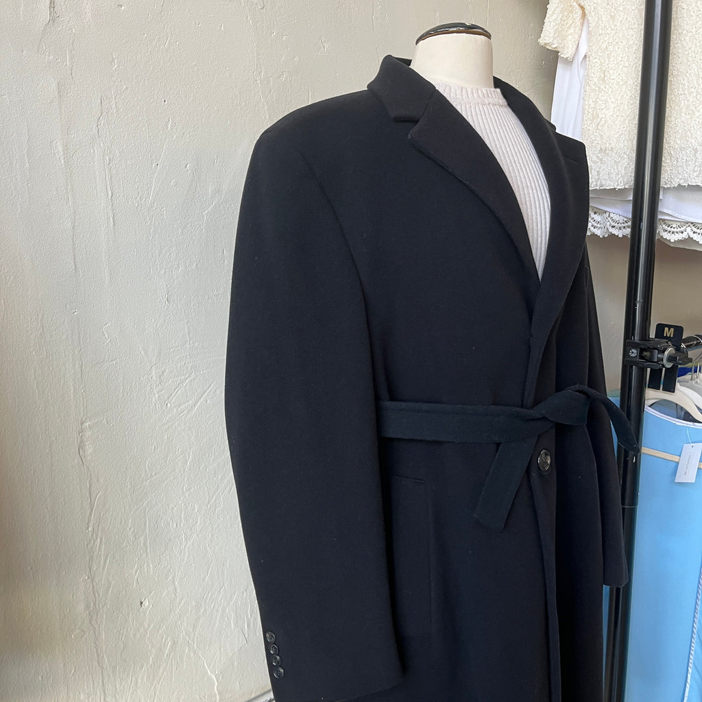 Wool Cashmere Trench (XL)