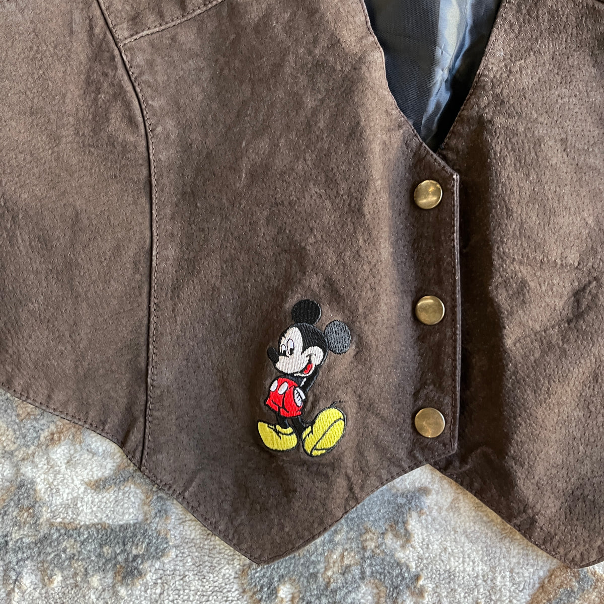 Mickey Leather Vest (M)