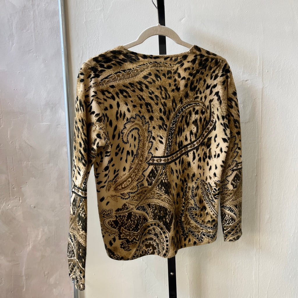 Animal Print Sweater (M)