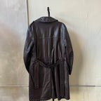 70s Men’s Leather Trench Coat (42)