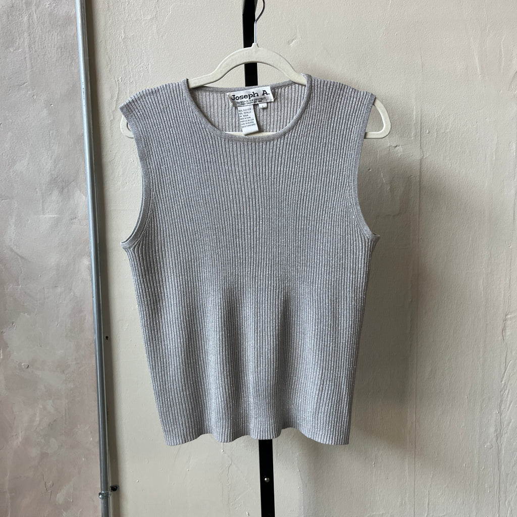 Silver Silk Tank (L)